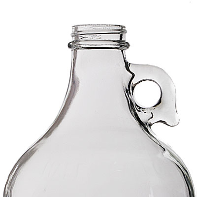 64OZ FLINT PISTOL GRIP ROUND GLASS JUG - 38-400 NECK-detail image
