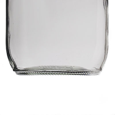 64OZ FLINT PISTOL GRIP ROUND GLASS JUG - 38-400 NECK-detail image