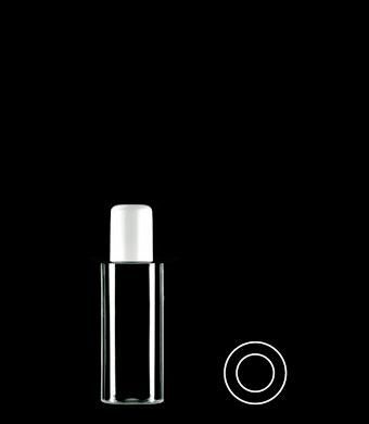 50ML SLIM TUBULAR ROUND PET WITH 20-415 NECK FINISH