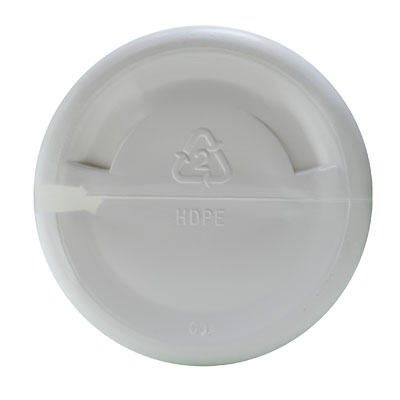 32OZ White HDPE WINDOW STRIPE ROUND - 28-410 NECK-detail image