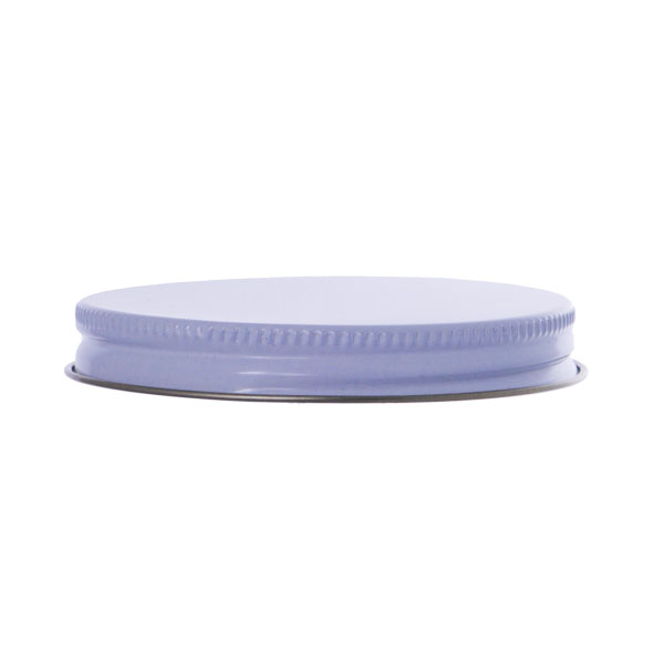 70-400 WHITE THREADS AND KNURLED EDGE METAL SCREW CAP - PULP AND POLY LINER-detail image