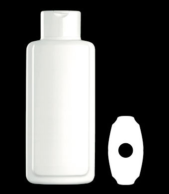 500ML AVALON OVAL HDPE WITH 23MM NECK