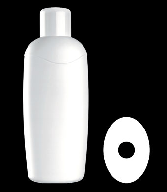 1000ML REGENCY OVAL HDPE WITH 28MM NECK