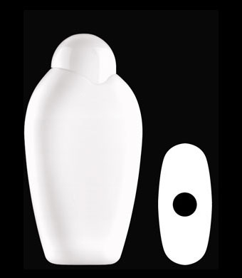 400ML CAMEO OVAL HDPE WITH 23MM NECK