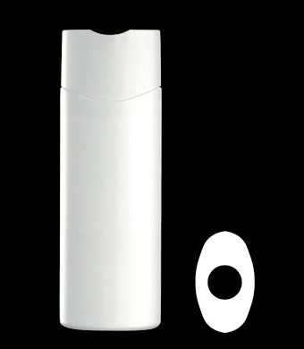 250ML EUROSTYLE OVAL HDPE WITH 24MM NECK