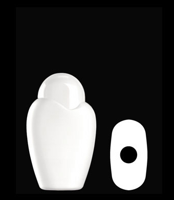 200ML CAMEO OVAL HDPE WITH 23MM NECK