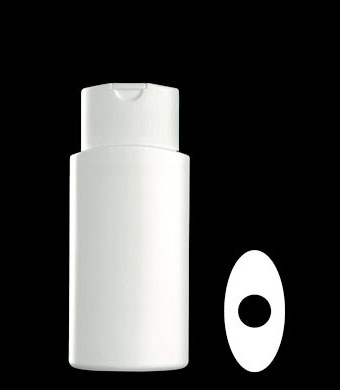 200ML BETA OVAL HDPE WITH 23MM NECK