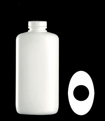 400GRAM TALC OVAL HDPE