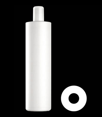 600ML TUBULAR ROUND HDPE WITH 24-415 NECK FINISH