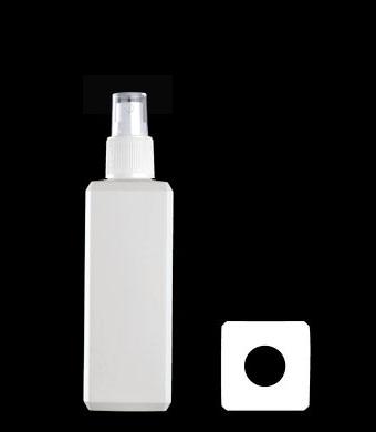 200ML BEVELLED SQUARE HDPE WITH 22-415 NECK FINISH