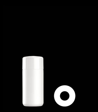 150ML SHORT TUBULAR ROUND HDPE WITH 22-415 NECK FINISH