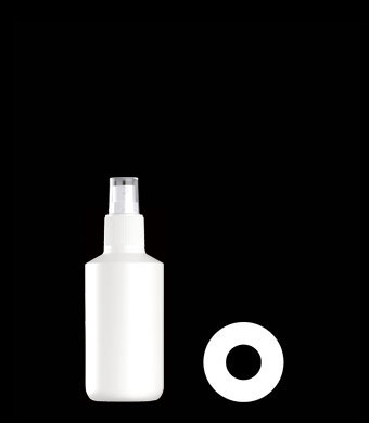150ML SHORT TUBULAR ROUND HDPE WITH 22-415 NECK FINISH