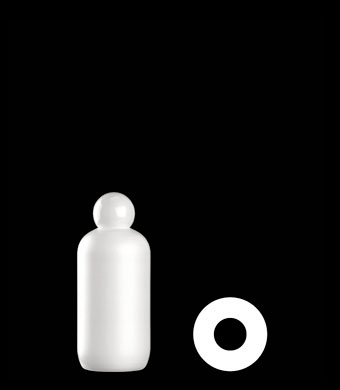150ML BOSTON ROUND HDPE WITH 20-415 NECK FINISH