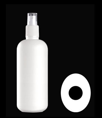 250ML ALPHA OVAL HDPE WITH 22-415 NECK FINISH