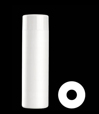 500ML TUBULAR ROUND HDPE WITH 24MM NECK