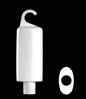 250ML JADE SHOWER GEL OVAL HDPE WITH 28-410 NECK FINISH