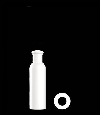 100ML SLIM TALL BOSTON ROUND HDPE WITH 20-415 NECK FINISH