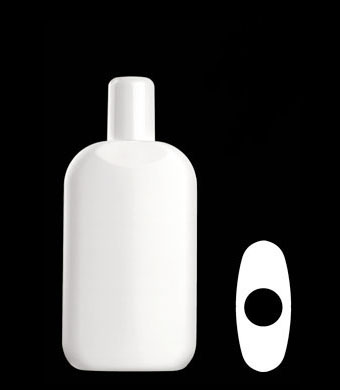 200ML ASTRO OVAL HDPE WITH 24-415 NECK FINISH