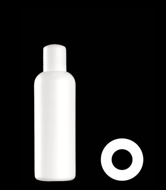 200ML CALICO ROUND HDPE WITH 24-415 NECK FINISH