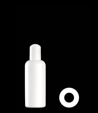 100ML CALICO ROUND HDPE WITH 19MM NECK