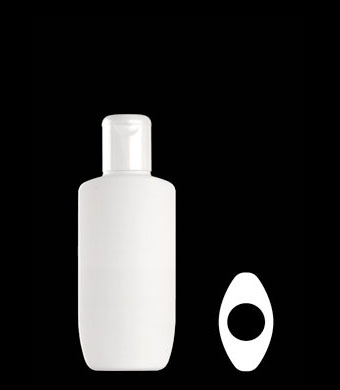 125ML OPUS OVAL HDPE WITH 24-415 NECK FINISH