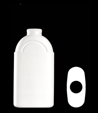 150GRAM CRESCENT TALC OVAL HDPE
