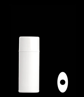75ML COMPLETE PACK OVAL HDPE WITH 17MM NECK