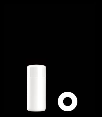 100ML SHORT TUBULAR ROUND HDPE WITH 20MM NECK