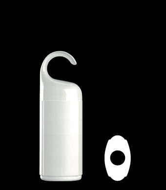 200ML HOOKED CAP SHOWER GEL OVAL HDPE WITH 28-400 NECK FINISH