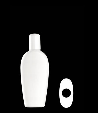 100ML OLIVIA OVAL HDPE WITH 20-415 NECK FINISH