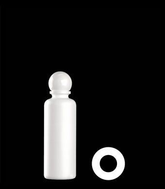 150ML PLINTH BOSTON ROUND HDPE WITH 24-410 NECK FINISH