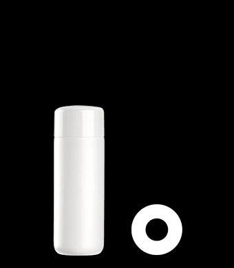 200ML SHORT TUBULAR ROUND HDPE WITH 22-415 NECK FINISH