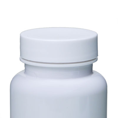 150CC WHITE PET WIDE MOUTH ROUND PACKER PLASTIC BOTTLE - 38-400 NECK-detail image