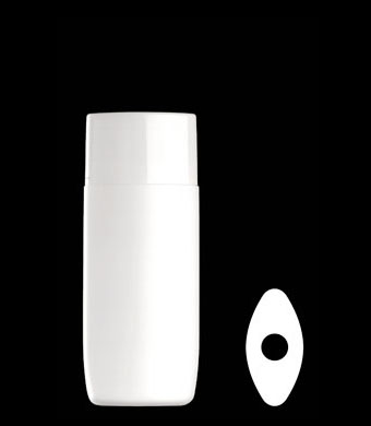 125ML ELAN OVAL HDPE WITH 20MM NECK