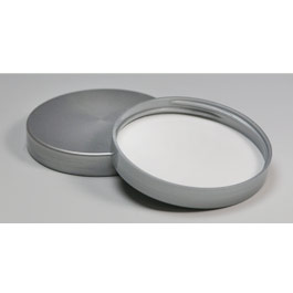 89-400 NATURAL SMOOTH SIDE / SMOOTH TOP PP CONTINUOUS THREAD (CT) CAP