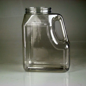 160OZ NATURAL JUG RECTANGULAR PVC WITH 110-400 NECK FINISH