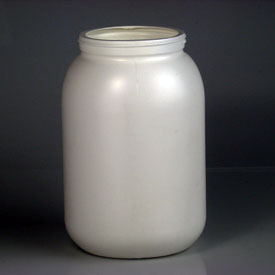105OZ RED WIDE MOUTH ROUND HDPE WITH 110-400 NECK FINISH