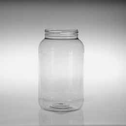 128OZ BARREL ROUND PET WITH 110-400 NECK FINISH