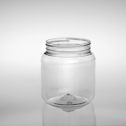 58OZ CANISTER ROUND PET WITH 110-400 NECK FINISH