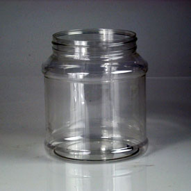 60OZ CANISTER ROUND PET WITH 110-400 NECK FINISH