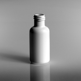 15CC WHITE MODIFIED BOSTON ROUND HDPE WITH 15-415 NECK FINISH