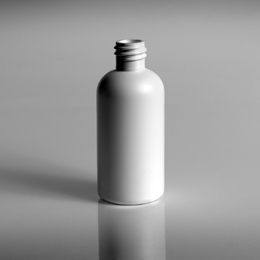 2OZ WHITE MODIFIED BOSTON ROUND HDPE WITH 18-415 NECK FINISH