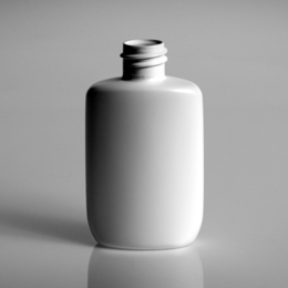 37ML WHITE MINI OVAL HDPE WITH 18-400 NECK FINISH