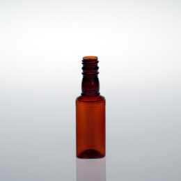 50ML WHITE LIQUID MINI SQUARE PET WITH 18MM NECK