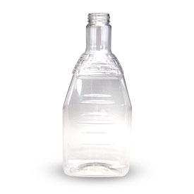28OZ WHITE BRICK OVAL PET WITH 33-400 NECK FINISH