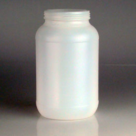 128OZ WHITE WIDE MOUTH ROUND HDPE WITH 110-400 NECK FINISH