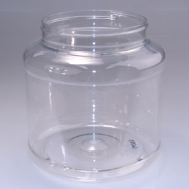 75OZ NATURAL CANISTER ROUND PET WITH 110-400 NECK FINISH