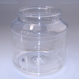 75OZ NATURAL CANISTER ROUND PET WITH 110-400 NECK FINISH