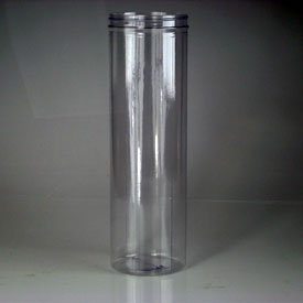 96OZ NATURAL TALL CANISTER ROUND PVC WITH 110-400 NECK FINISH