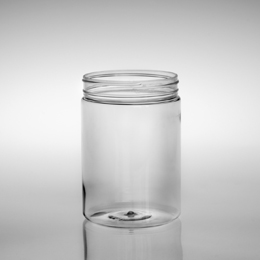 48OZ CANISTER ROUND PET WITH 110-400 NECK FINISH